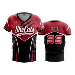 4000 WOMENS V NECK MARSHALL-SHECATS-1