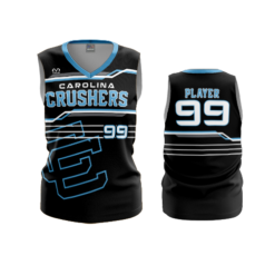 3991 WOMENS V NECK SLEEVELESS CAROLINA-CRUSHERS-1