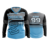3991 WOMENS V NECK LONGSLEEVE CAROLINA-CRUSHERS-2