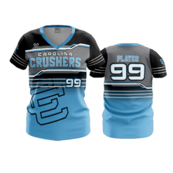 3991 WOMENS V NECK CAROLINA-CRUSHERS-2