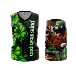 4003 WOMENS V NECK SLEEVELESS PUPS-IRISH-PUB-1