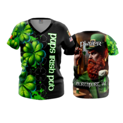4003 WOMENS V NECK PUPS-IRISH-PUB-1