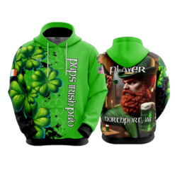 4003 UNISEX FLEECE HOODY PUPS-IRISH-PUB-2