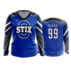 4004 WOMENS V NECK LONGSLEEVE OHIO-STIX-1
