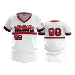 4022 WOMENS V NECK HILLSBORO-INDIANS-2023-2