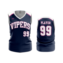 3801 WOMENS V NECK SLEEVELESS GC-VIPERS-2025-1