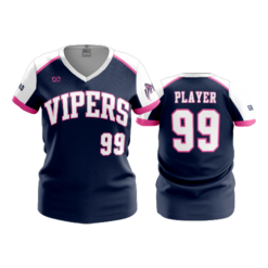 3801 WOMENS V NECK GC-VIPERS-2025-1