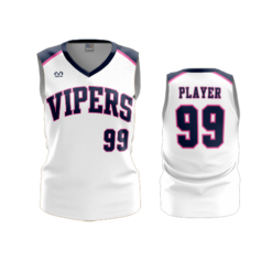 3801 WOMENS V NECK SLEEVELESS GC-VIPERS-2025-2
