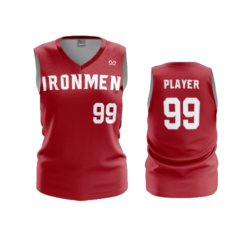 3878 WOMENS V NECK SLEEVELESS JACKSON-JV-BBALL-1
