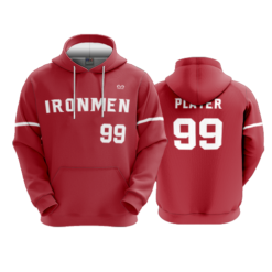 3878 UNISEX FLEECE HOODY JACKSON-JV-BBALL-1