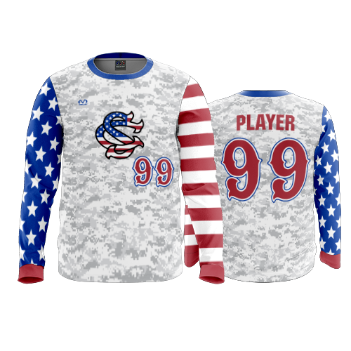 3874 MENS SPORT LONGSLEEVE SHARKS-USA-ADDS