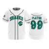 3874 MENS SPORT CREW NECK SHARKS-WHITE-ADDS