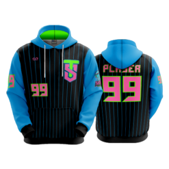 4020 UNISEX FLEECE HOODY TWISTED-SISTERS-FLO-1-FLO INK + $5
