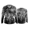4007 WOMENS V NECK LONGSLEEVE AA-1