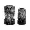 4007 WOMENS V NECK SLEEVELESS AA-1