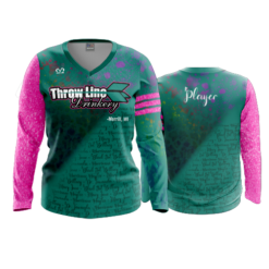 2386 WOMENS V NECK LONGSLEEVE THUR-GIRLS-2024-25-2