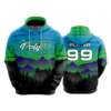 1484 UNISEX FLEECE HOODY POLY-907-1