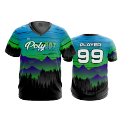 1484 MENS SPORT V NECK POLY-907-1