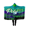 1484 UNISEX FAN WRAP HOODY POLY-907-1