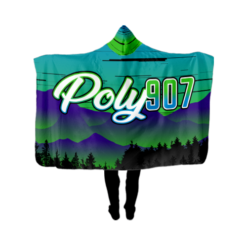 1484 UNISEX FAN WRAP HOODY POLY-907-1
