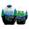 1484 UNISEX FLEECE HOODY POLY-907-2
