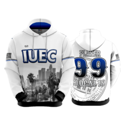 2705 UNISEX FLEECE HOODY IUEC-WHITE-FIXES