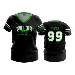4011 WOMENS V NECK COURT-KINGS