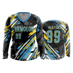 4013 WOMENS V NECK LONGSLEEVE ARMOLOY-SHOPE-1
