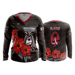 259 WOMENS V NECK LONGSLEEVE TO-THE-BAR