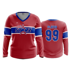 4014 WOMENS V NECK LONGSLEEVE OHIO-STARZ-1