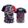 1013 WOMENS 2 BUTTON SCOOP NECK SUICIDE-SQUAD
