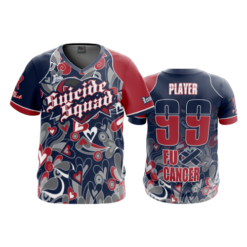 1013 MENS SPORT V NECK SUICIDE-SQUAD