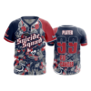 1013 MENS 2 BUTTON SCOOP NECK SUICIDE-SQUAD