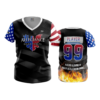 3561 WOMENS V NECK ALLEGIANCE-HEAT-PUMPS-1
