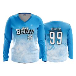 3653 WOMENS V NECK LONGSLEEVE 40-BELOW