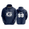 4017 UNISEX FLEECE HOODY GRANVILLE-BLUE-ACES