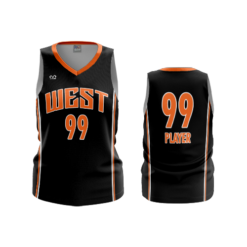 4018 WOMEN'S BASKETBALL TANK 1 PLY WEST-BBALL