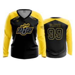 3532 WOMENS V NECK LONGSLEEVE QUEEN-BEE-1