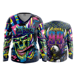 3060 WOMENS V NECK LONGSLEEVE GA-BOYZ-1