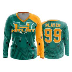 3814 WOMENS V NECK LONGSLEEVE HITLIST-1