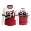 4019 WOMENS V NECK LONGSLEEVE BUCKEYE-ELITE-2-TONE-1