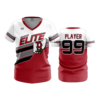 4019 WOMENS V NECK BUCKEYE-ELITE-2-TONE-1