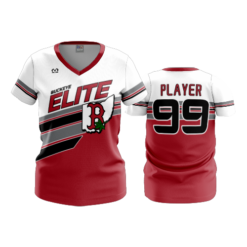 4019 WOMENS V NECK BUCKEYE-ELITE-2-TONE-1