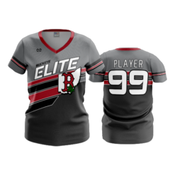 4019 WOMENS V NECK BUCKEYE-ELITE-2-TONE-2025-2
