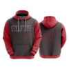 4019 UNISEX FLEECE HOODY BUCKEYE-ELITE-DARK-PIN-1