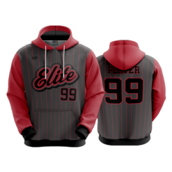 4019 UNISEX FLEECE HOODY BUCKEYE-ELITE-DARK-PIN-2