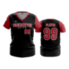 4019 WOMENS V NECK BUCKEYE-ELITE-SOLID-1