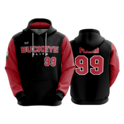 4019 UNISEX FLEECE HOODY BUCKEYE-ELITE-SOLID-1