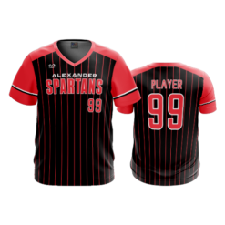 4025 MENS SPORT V NECK ALEXANDER-SPARTANS-1