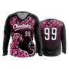 4027 WOMENS V NECK LONGSLEEVE CHEETAHS-1